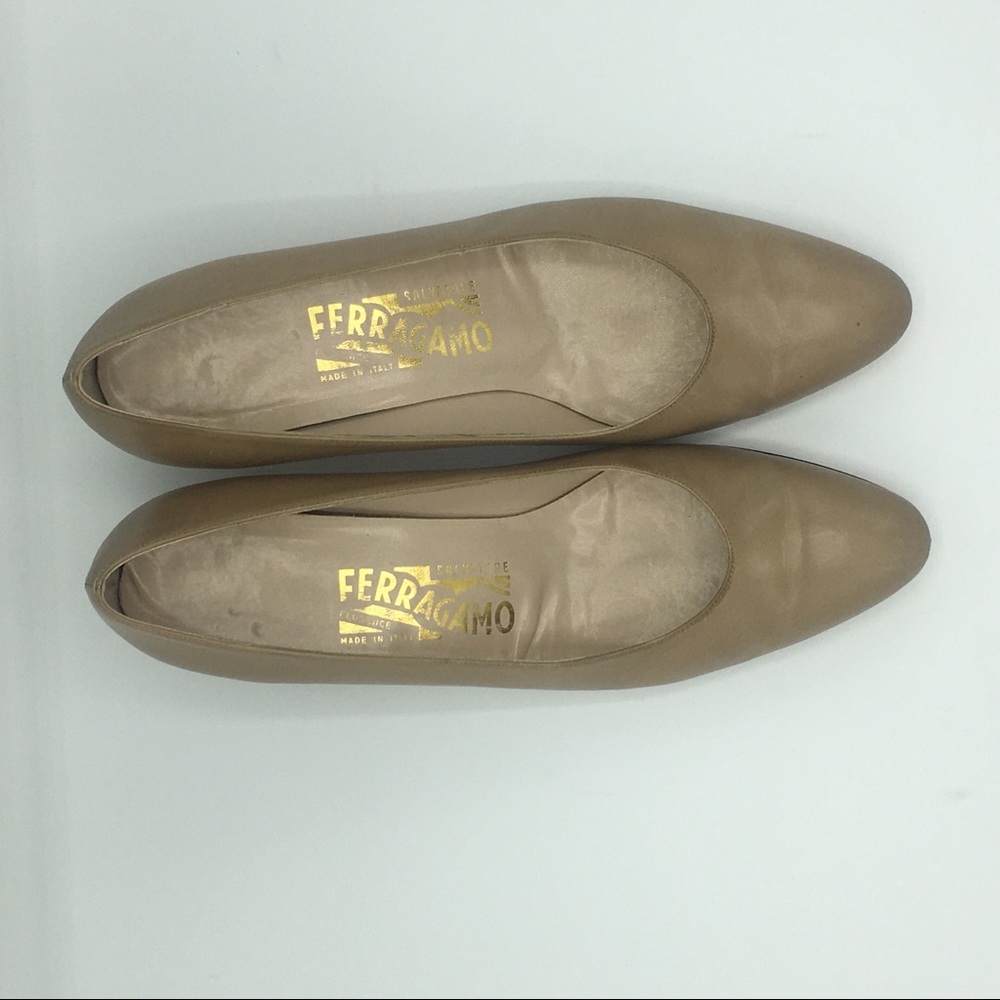 Salvatore Ferragamo Block Kitten Heel